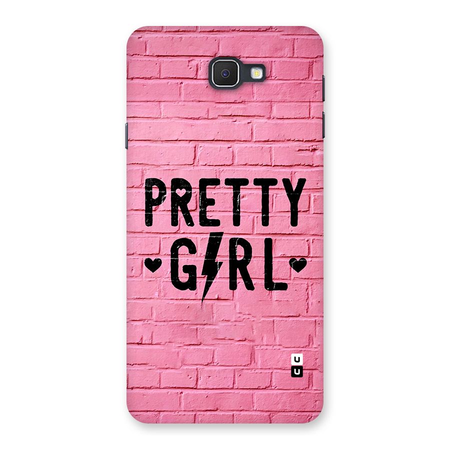 Pretty Girl Wall Back Case for Galaxy J7 Prime