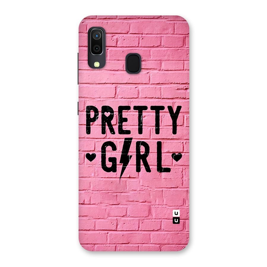 Pretty Girl Wall Back Case for Galaxy M10s