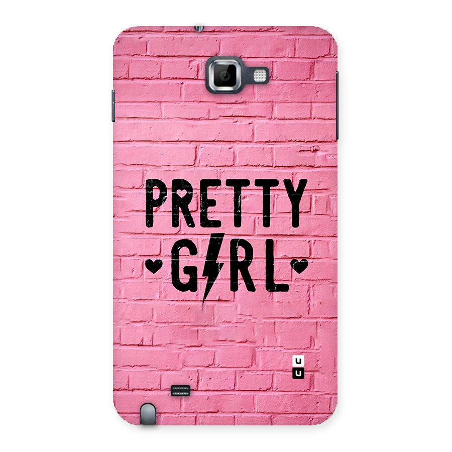 Pretty Girl Wall Back Case for Galaxy Note