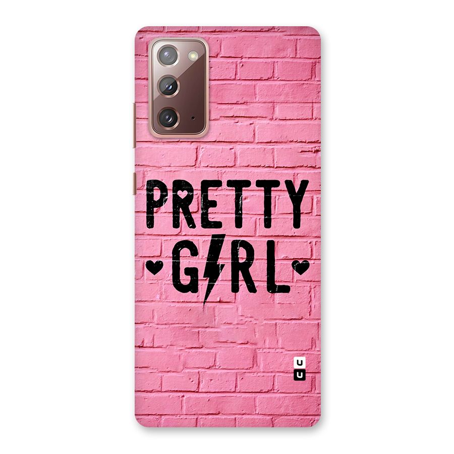 Pretty Girl Wall Back Case for Galaxy Note 20