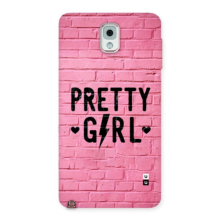 Pretty Girl Wall Back Case for Galaxy Note 3