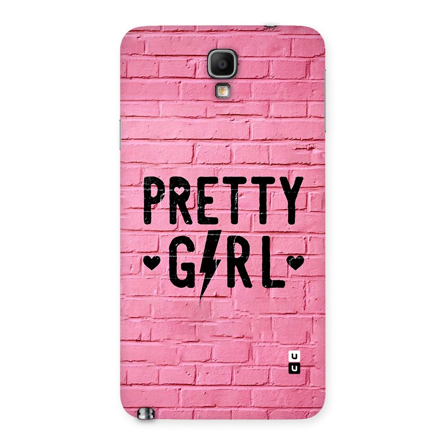 Pretty Girl Wall Back Case for Galaxy Note 3 Neo