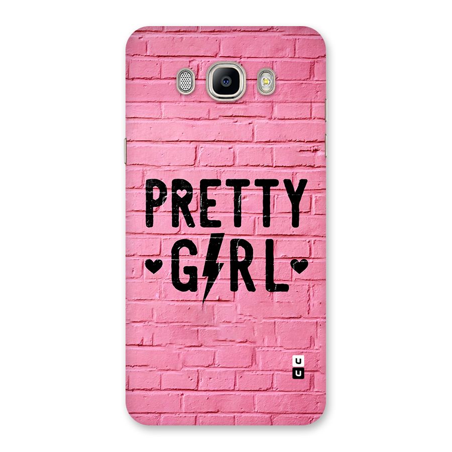 Pretty Girl Wall Back Case for Galaxy On8