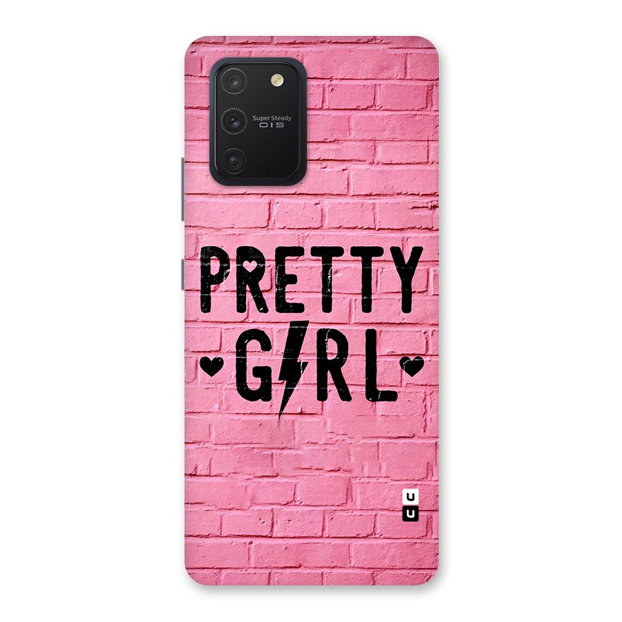 Pretty Girl Wall Back Case for Galaxy S10 Lite