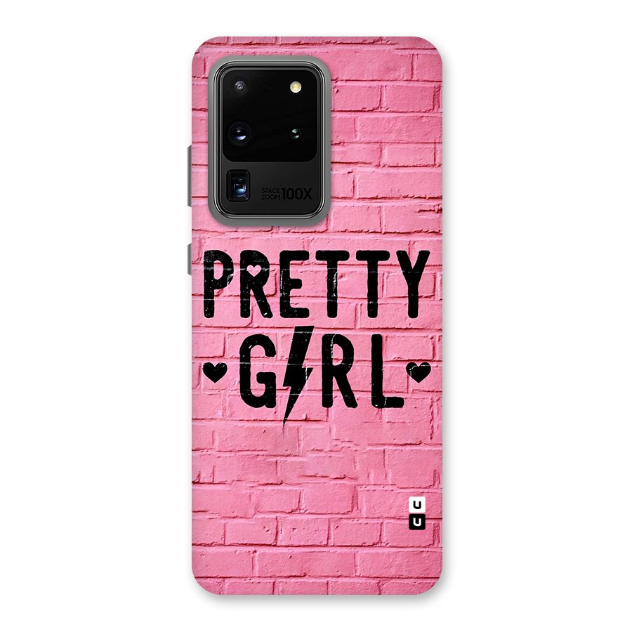 Pretty Girl Wall Back Case for Galaxy S20 Ultra