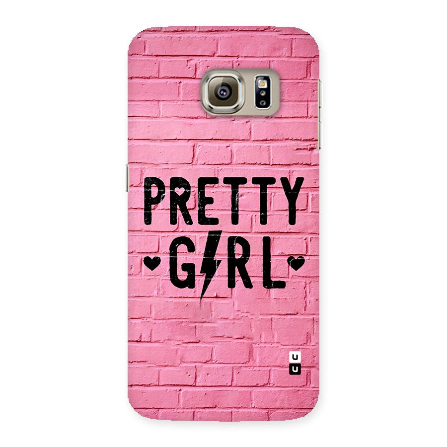 Pretty Girl Wall Back Case for Galaxy S6 edge