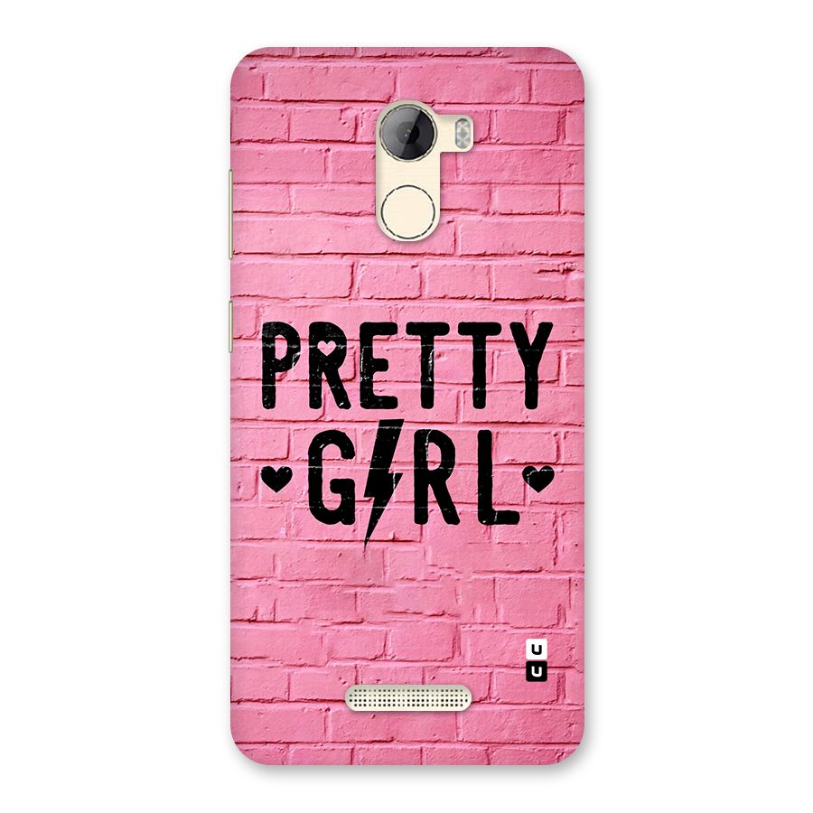 Pretty Girl Wall Back Case for Gionee A1 LIte