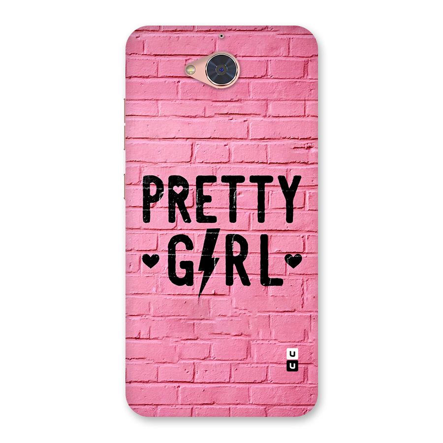 Pretty Girl Wall Back Case for Gionee S6 Pro