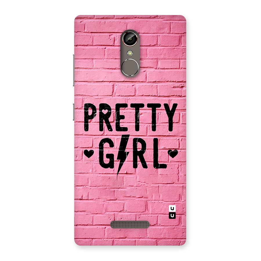 Pretty Girl Wall Back Case for Gionee S6s