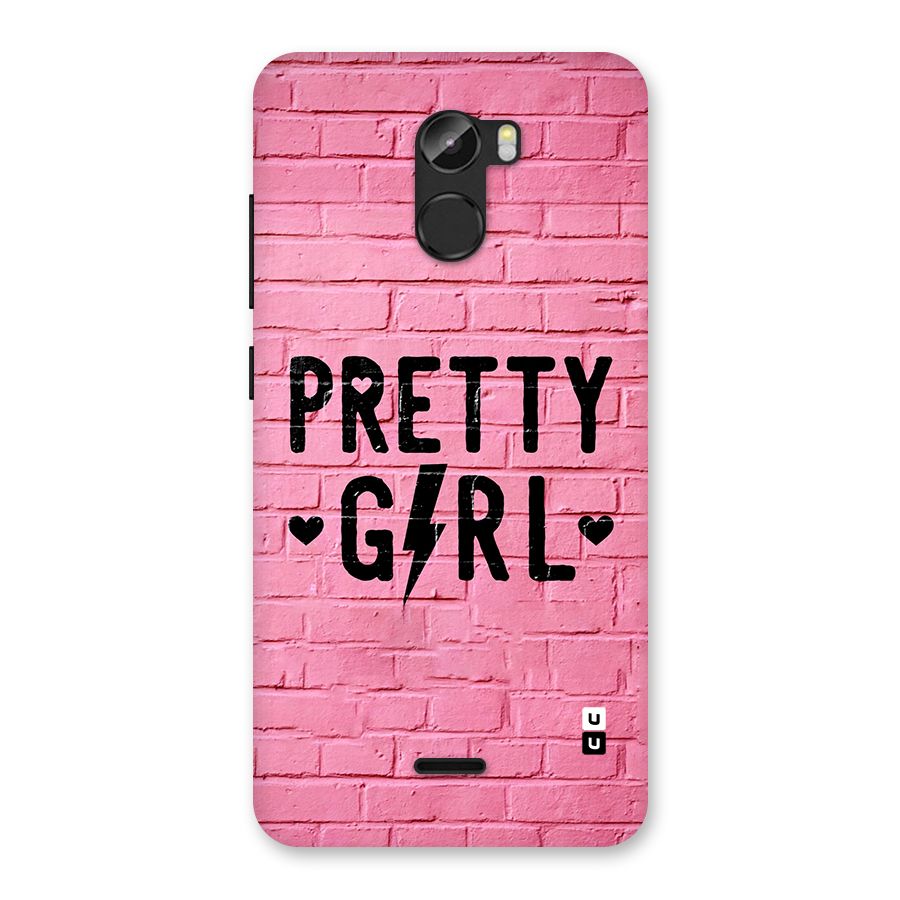 Pretty Girl Wall Back Case for Gionee X1