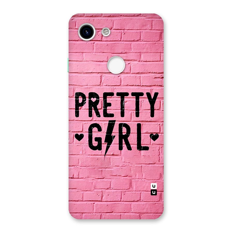Pretty Girl Wall Back Case for Google Pixel 3