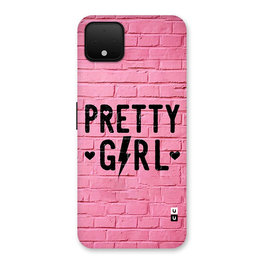 Pretty Girl Wall Back Case for Google Pixel 4 XL