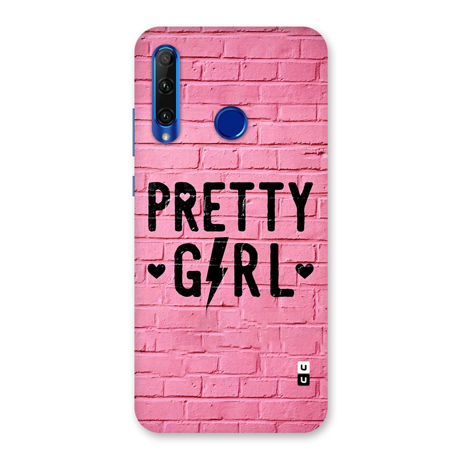 Pretty Girl Wall Back Case for Honor 20i