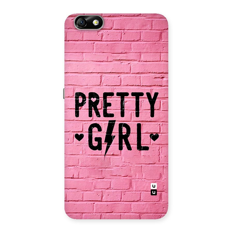 Pretty Girl Wall Back Case for Honor 4X