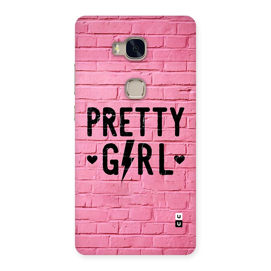 Pretty Girl Wall Back Case for Honor 5X