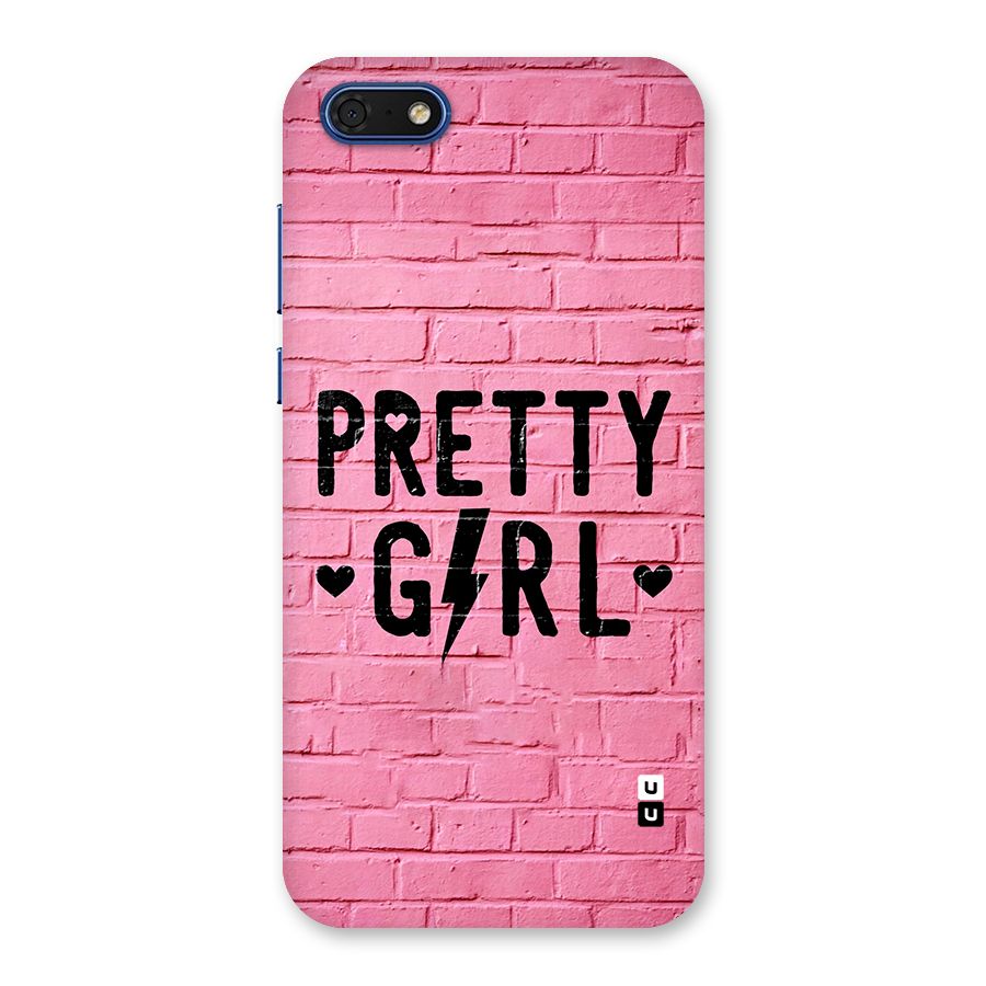 Pretty Girl Wall Back Case for Honor 7s