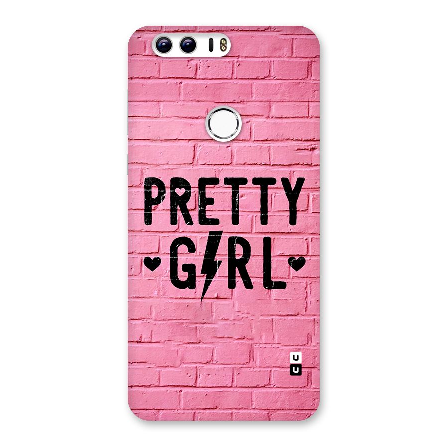 Pretty Girl Wall Back Case for Honor 8