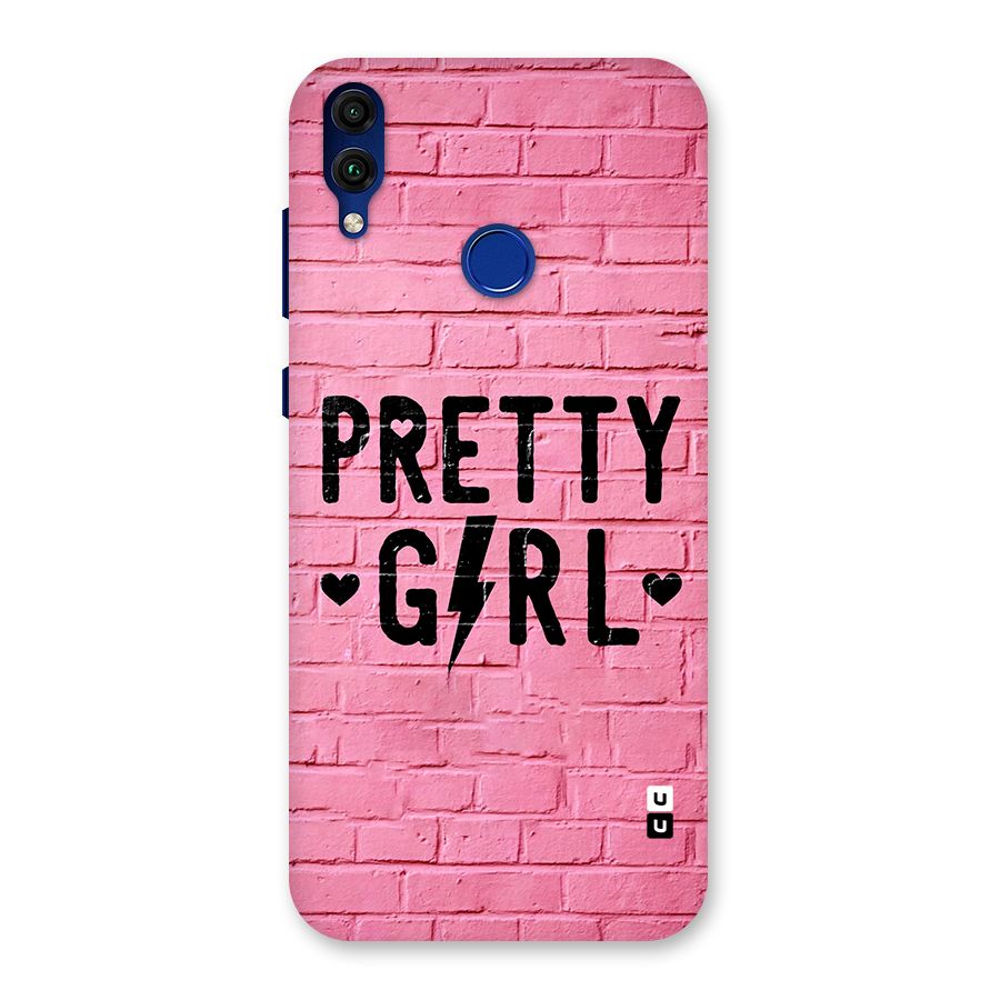 Pretty Girl Wall Back Case for Honor 8C