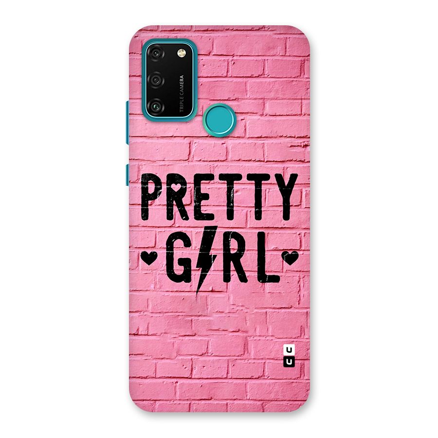 Pretty Girl Wall Back Case for Honor 9A