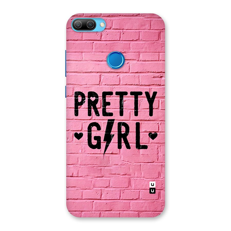 Pretty Girl Wall Back Case for Honor 9N