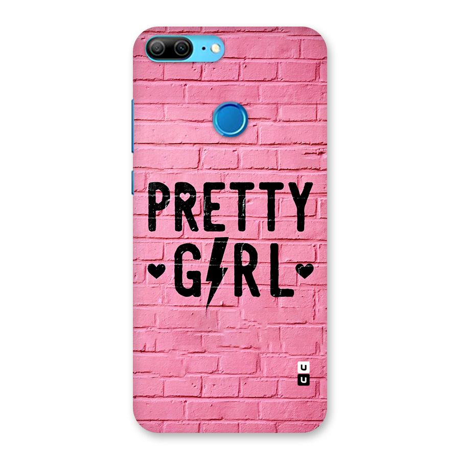 Pretty Girl Wall Back Case for Honor 9 Lite