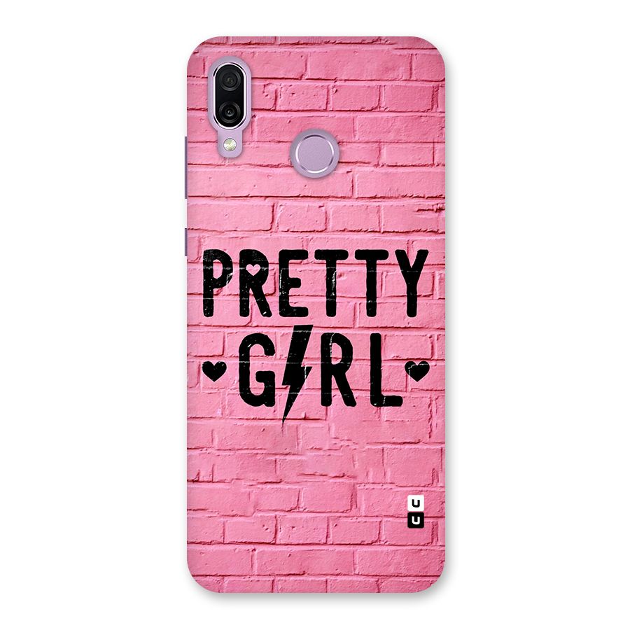 Pretty Girl Wall Back Case for Honor Play