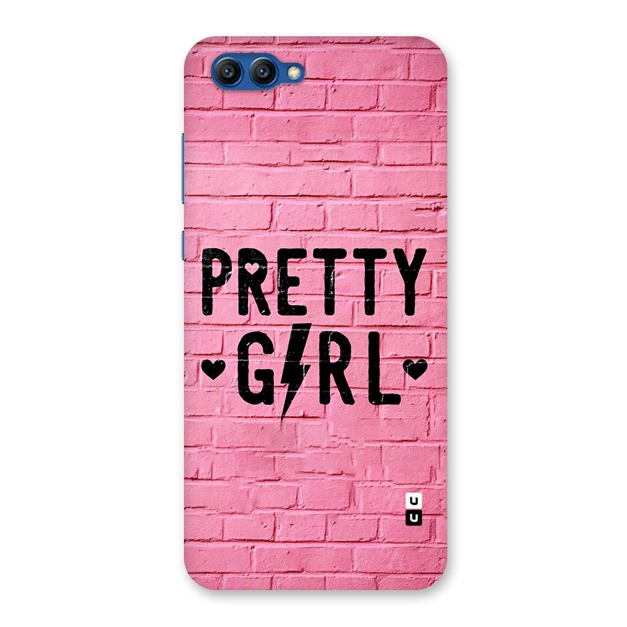 Pretty Girl Wall Back Case for Honor View 10