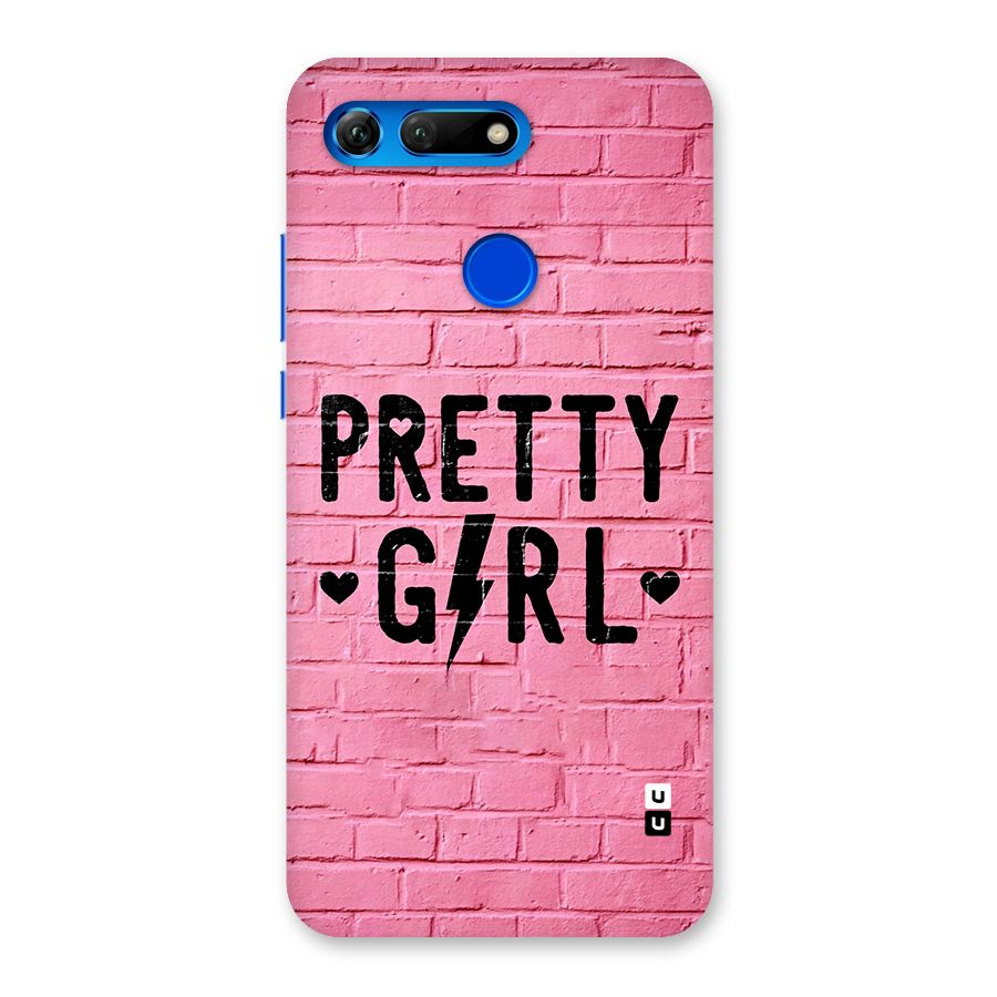 Pretty Girl Wall Back Case for Honor View 20