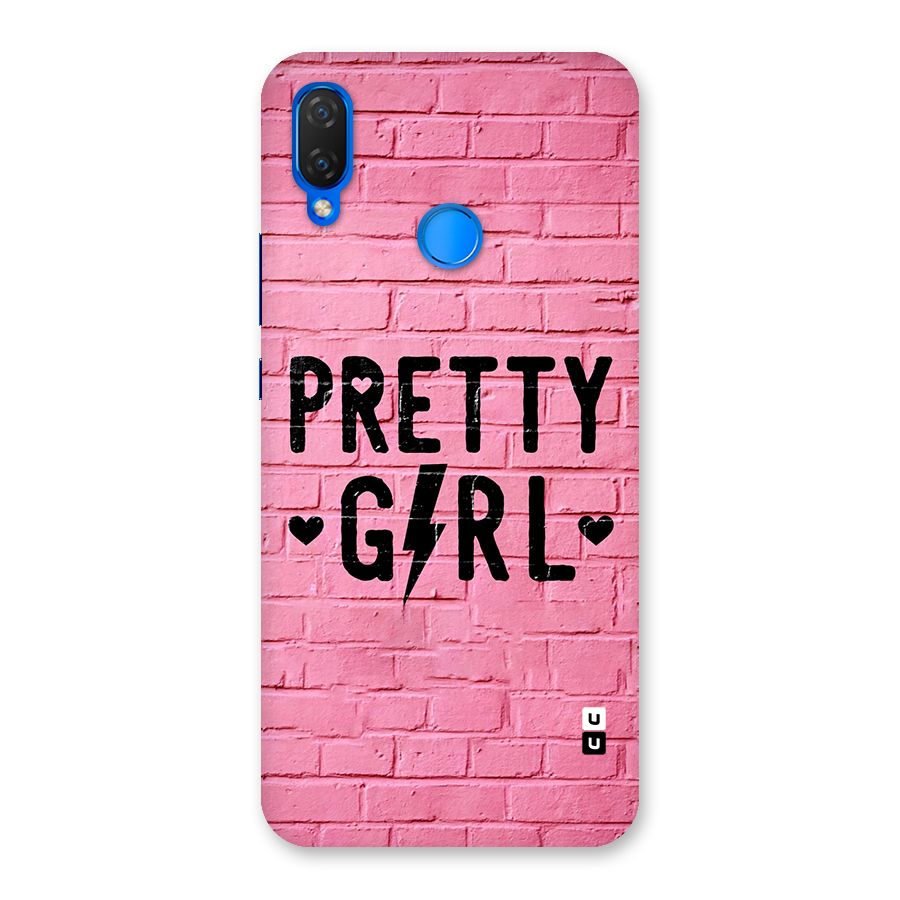 Pretty Girl Wall Back Case for Huawei P Smart+
