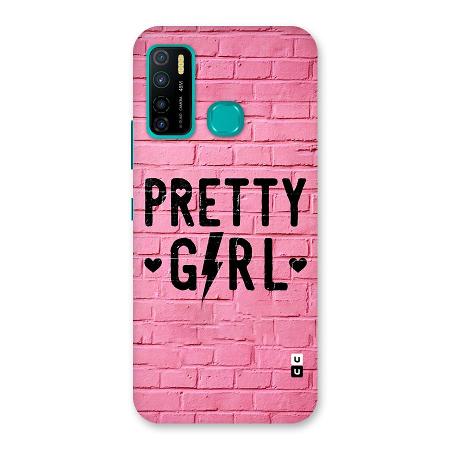 Pretty Girl Wall Back Case for Infinix Hot 9 Pro