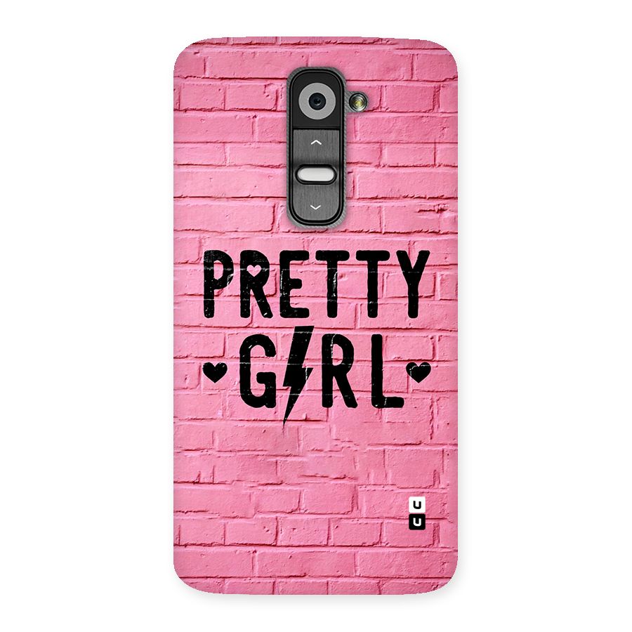 Pretty Girl Wall Back Case for LG G2