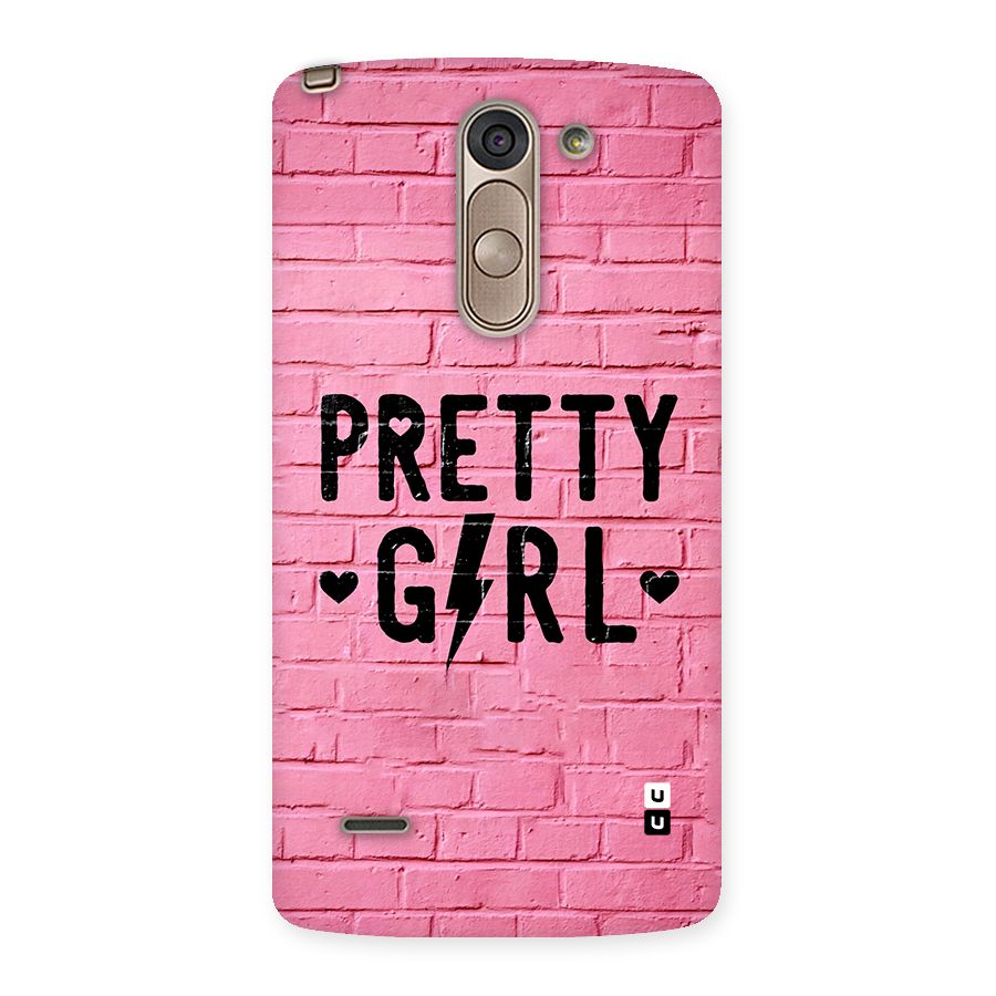 Pretty Girl Wall Back Case for LG G3 Stylus