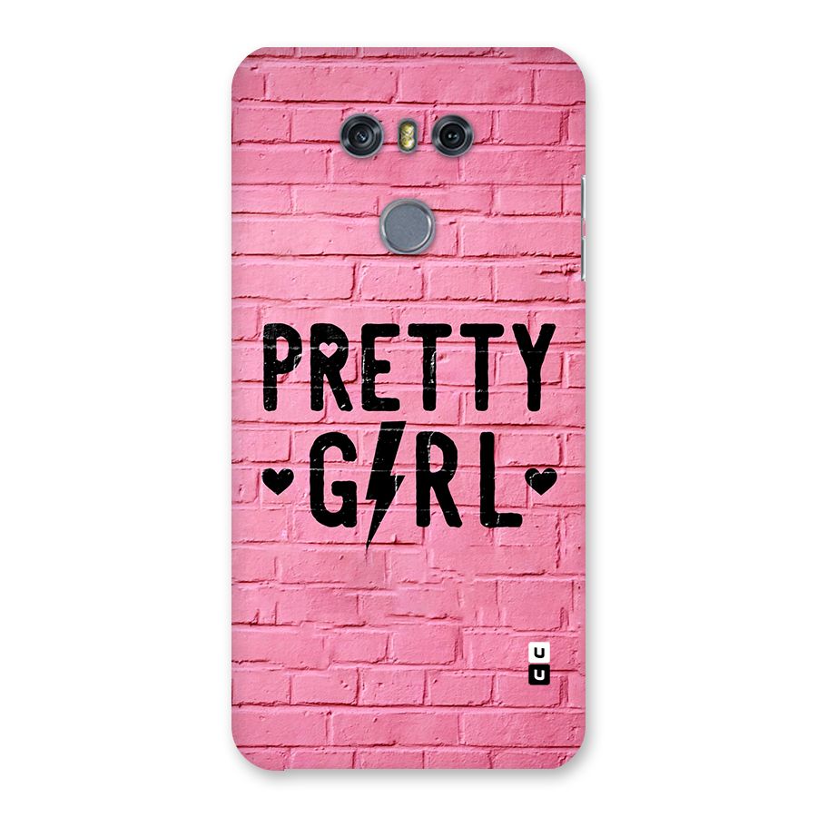 Pretty Girl Wall Back Case for LG G6