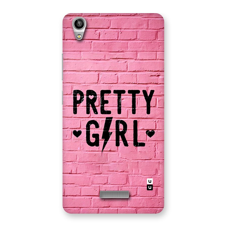 Pretty Girl Wall Back Case for Lava Pixel V1