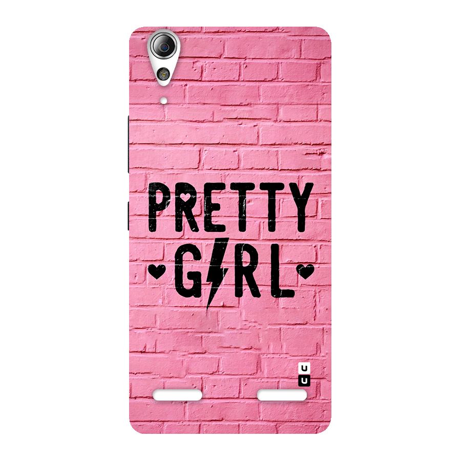 Pretty Girl Wall Back Case for Lenovo A6000