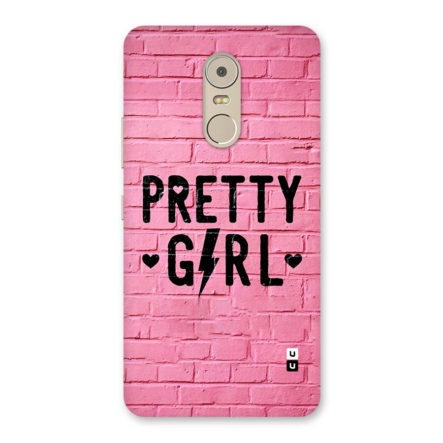 Pretty Girl Wall Back Case for Lenovo K6 Note