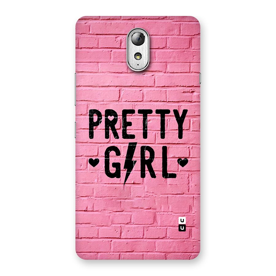 Pretty Girl Wall Back Case for Lenovo Vibe P1M