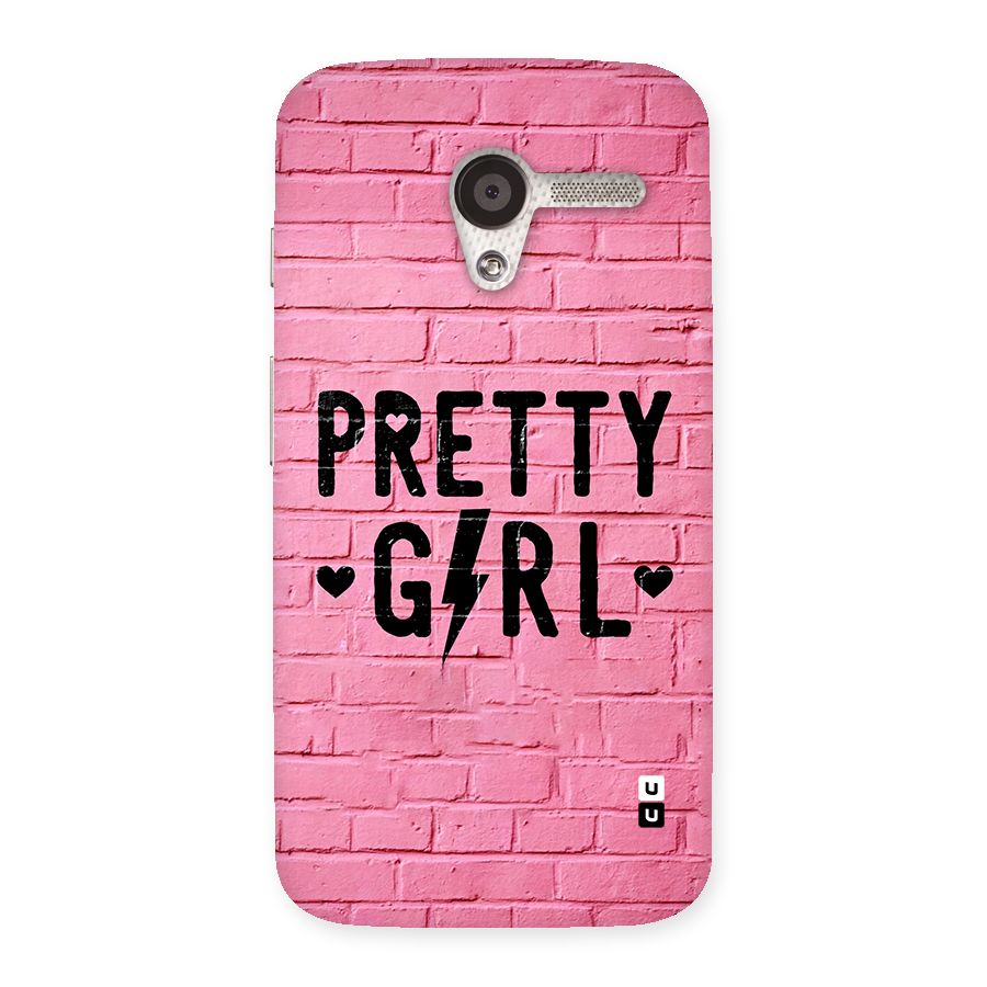 Pretty Girl Wall Back Case for Moto X