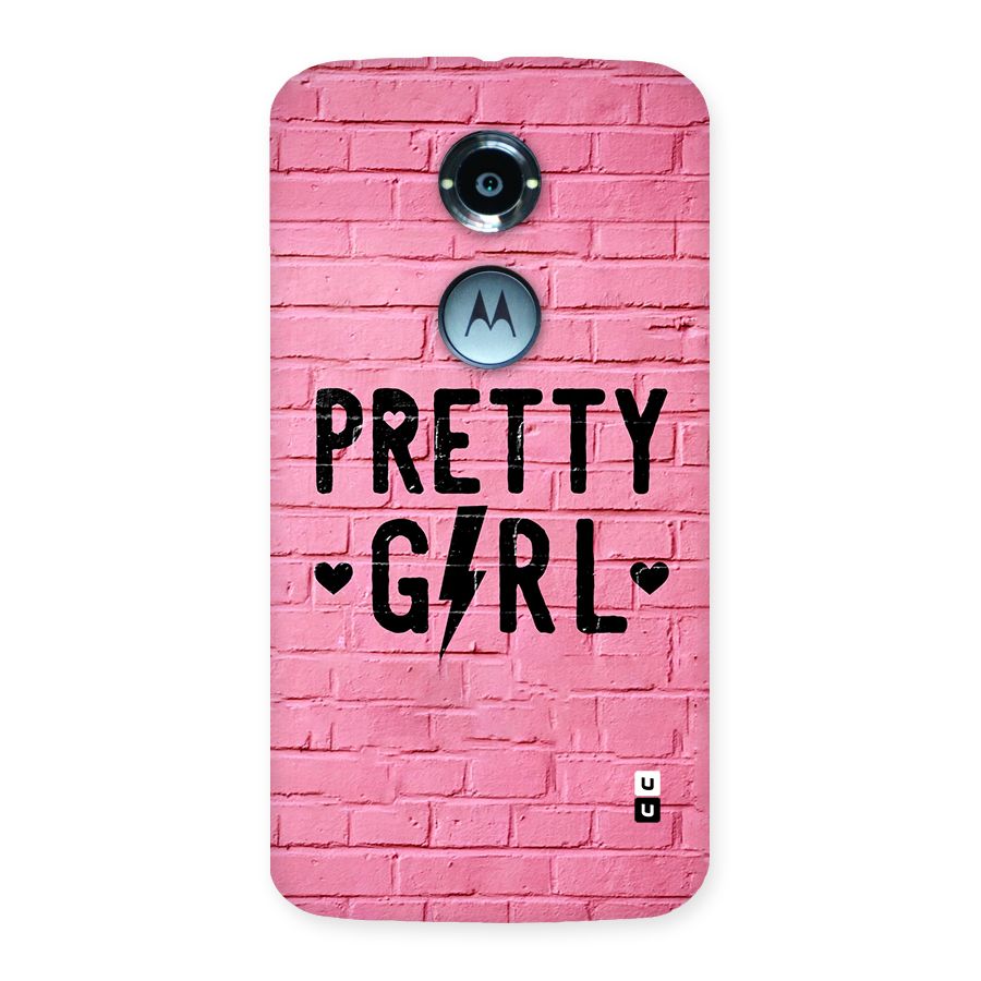 Pretty Girl Wall Back Case for Moto X2
