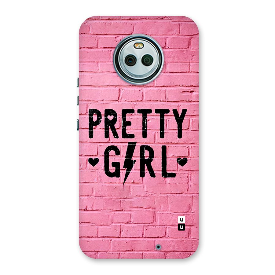 Pretty Girl Wall Back Case for Moto X4