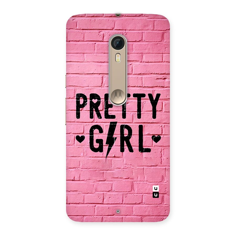 Pretty Girl Wall Back Case for Moto X Style