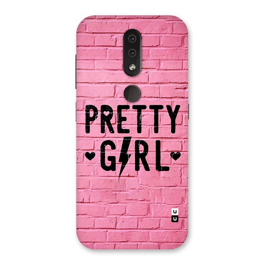 Pretty Girl Wall Back Case for Nokia 4.2