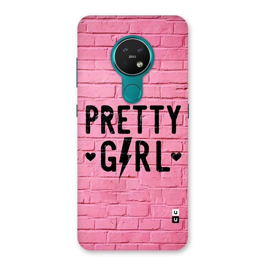 Pretty Girl Wall Back Case for Nokia 7.2