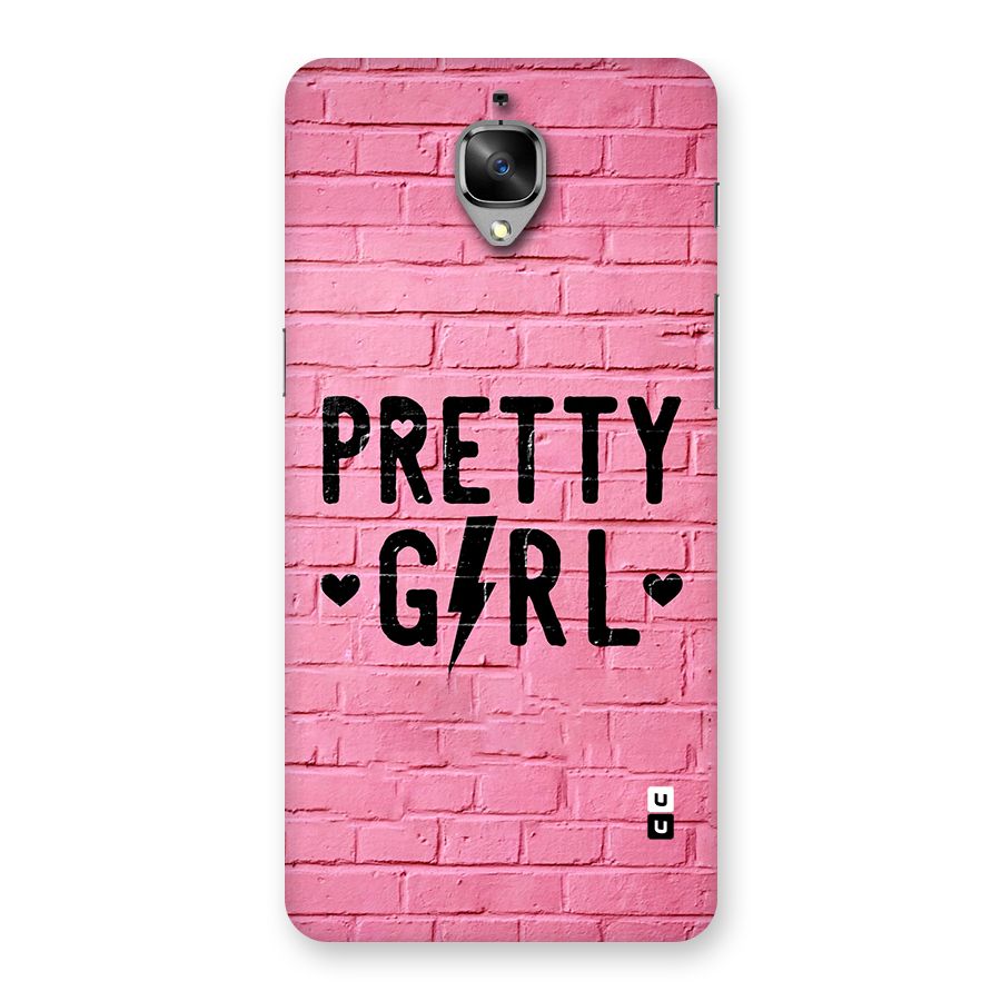 Pretty Girl Wall Back Case for OnePlus 3