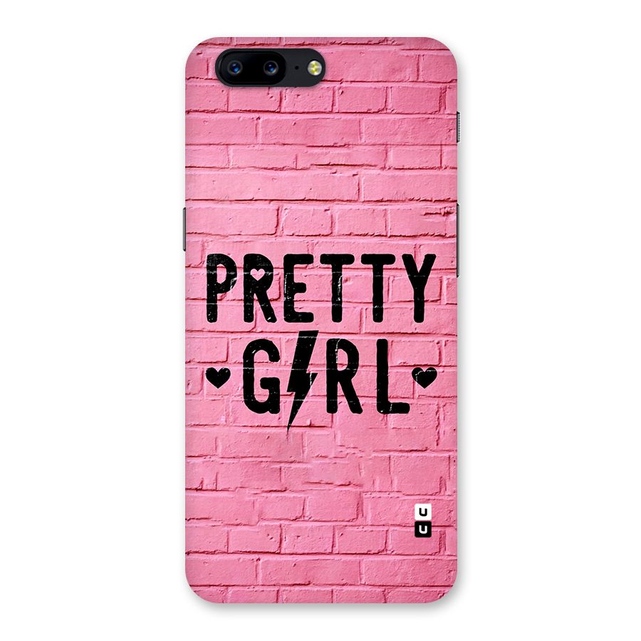 Pretty Girl Wall Back Case for OnePlus 5