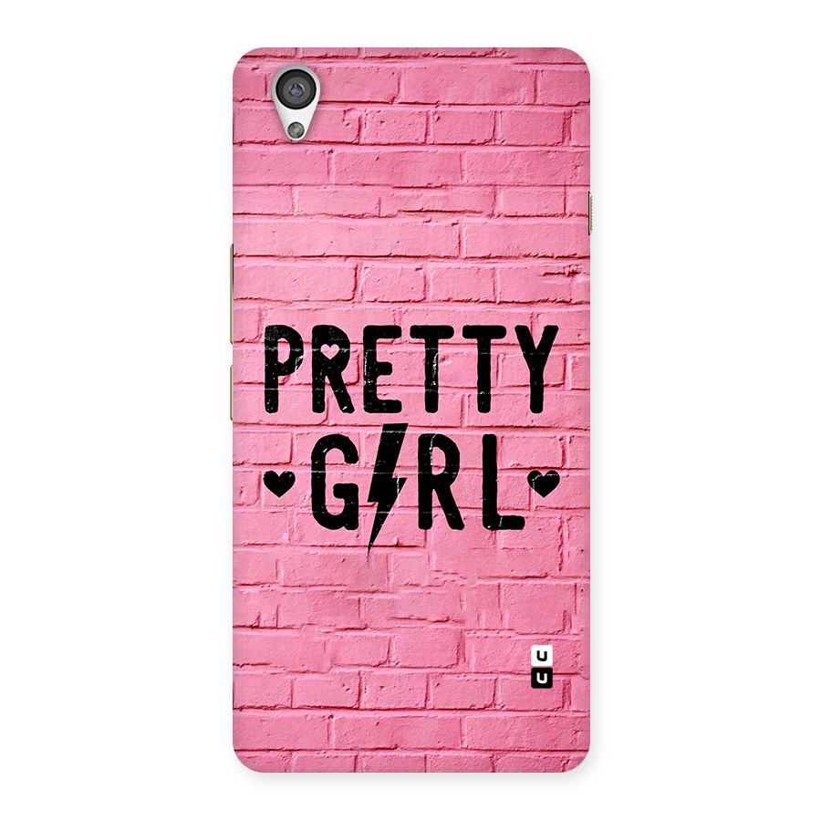 Pretty Girl Wall Back Case for OnePlus X