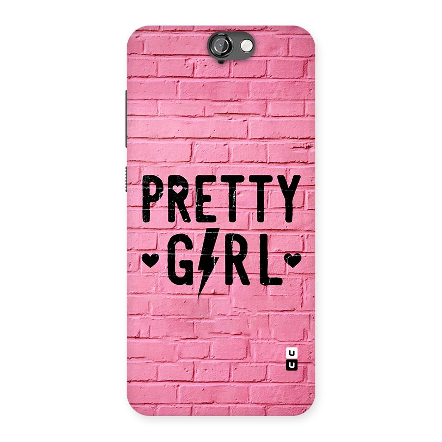 Pretty Girl Wall Back Case for One A9