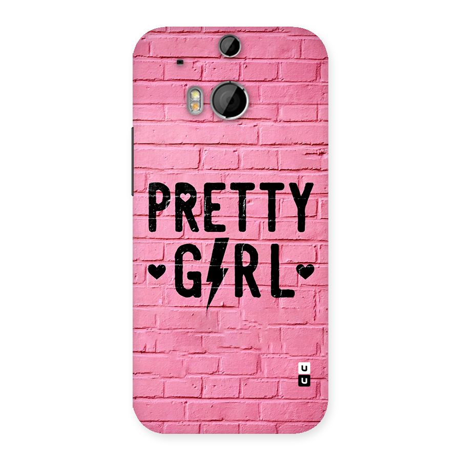 Pretty Girl Wall Back Case for One M8