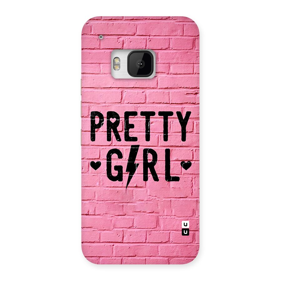 Pretty Girl Wall Back Case for One M9