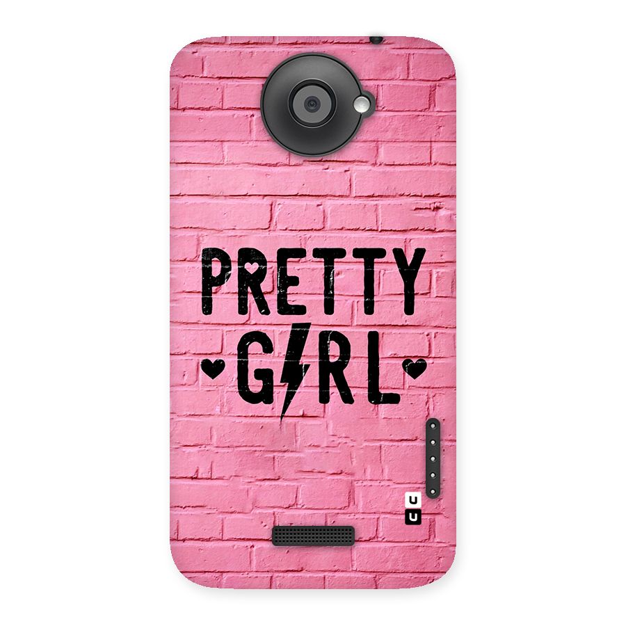 Pretty Girl Wall Back Case for One X